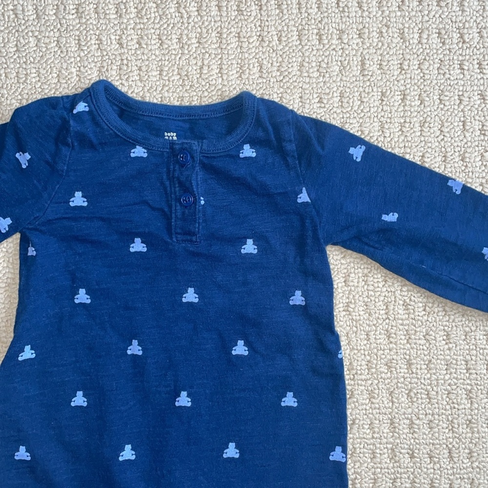 Baby Gap Brannan Bear Footless One-Piece 6-12 mth - Picture 3 of 5